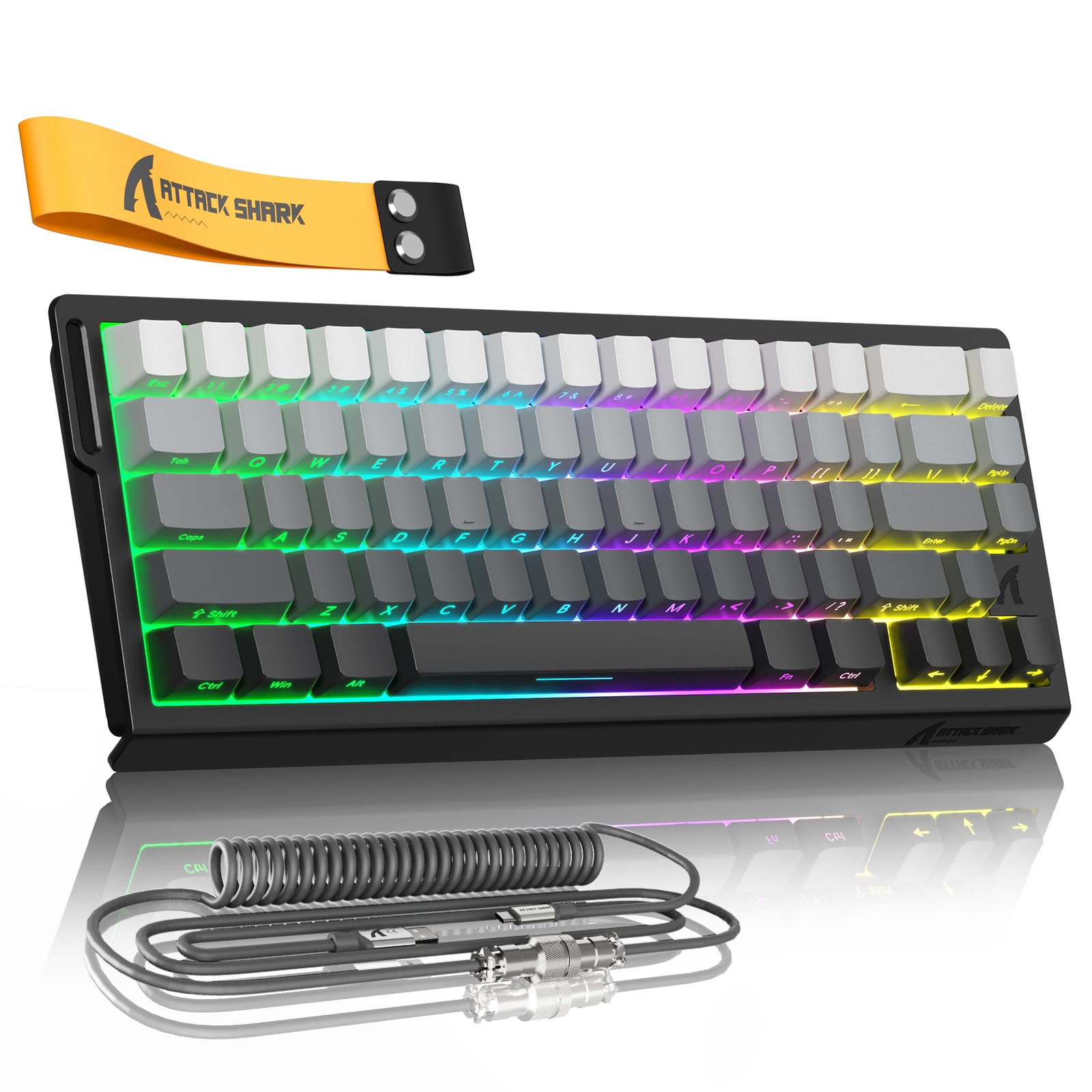 Amazon | ATTACK SHARKxMAMBASNAKE X68 HEゲーミングキーボード